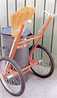 Carrello portabidone a un posto verticale Tipo B/1 con ruote pneumatiche