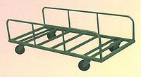 Carrello Tipo PB 072 con sponde laterali basse