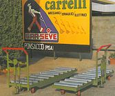 Carrelli di smistamento a rulli: 1) Tipo R716 - 2) Tipo R718